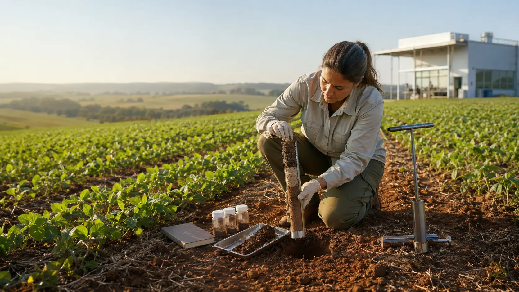 Pesquisa de solos, agricultura e fertilizantes